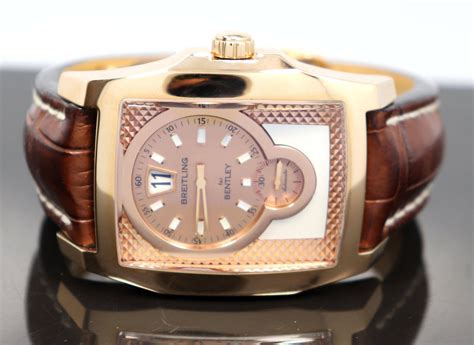 Breitling Bentley Flying B R28362 18K Rose Gold Bronze Dial 